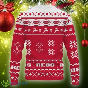 Snow Santa Pattern Logo Cincinnati Reds Christmas Tree Ugly Christmas Sweater Gift Holidays 3 Snow Santa Pattern Logo Cincinnati Reds Christmas Tree Ugly Christmas Sweater Gift Holidays - Christmas Urly Sweater Snow Santa Pattern Logo Cincinnati Reds Christmas Tree Gifts Unisex For Fan, Hoodie, Sweatshirt-3D Sweatshirt_4