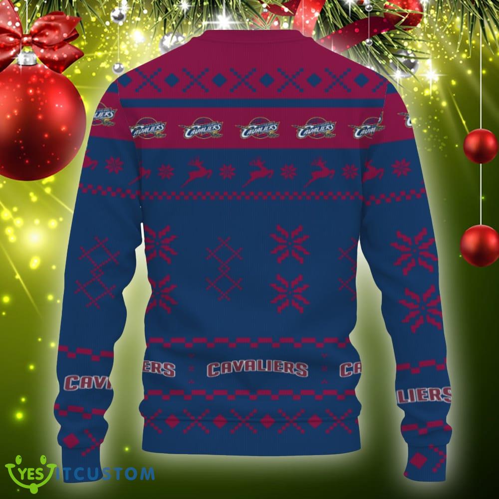 Snow Santa Pattern Logo Cleveland Cavaliers Christmas Tree Knitted Christmas Sweater Gift Holidays 6 Snow Santa Pattern Logo Cleveland Cavaliers Christmas Tree Knitted Christmas Sweater Gift Holidays - Christmas Urly Sweater Snow Santa Pattern Logo Cleveland Cavaliers Christmas Tree Gifts Unisex For Fan, Hoodie, Sweatshirt-3D Sweatshirt_4