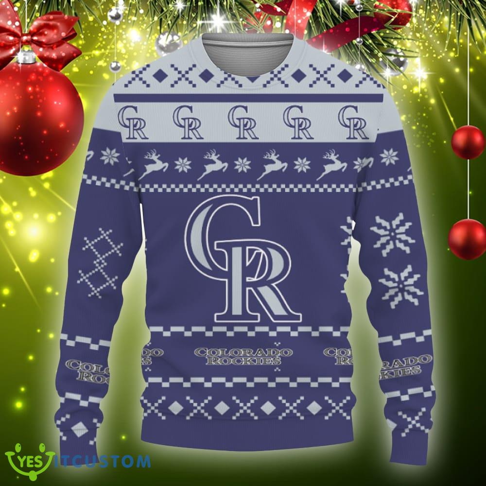 Snow Santa Pattern Logo Colorado Rockies Christmas Tree Ugly Christmas Sweater AOP Gift Holidays 5 Snow Santa Pattern Logo Colorado Rockies Christmas Tree Ugly Christmas Sweater AOP Gift Holidays - Christmas Urly Sweater Snow Santa Pattern Logo Colorado Rockies Christmas Tree Gifts Unisex For Fan, Hoodie, Sweatshirt-3D Sweatshirt_3