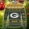 Snow Santa Pattern Logo Green Bay Christmas Tree Ugly Xmas Sweater AOP Gift Holidays - Christmas Urly Sweater Snow Santa Pattern Logo Green Bay Christmas Tree Gifts Unisex For Fan, Hoodie, Sweatshirt-3D Sweatshirt_3