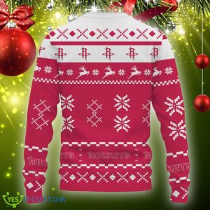 Snow Santa Pattern Logo Houston Rockets Christmas Tree Ugly Christmas Sweater Gift Holidays - Christmas Urly Sweater Snow Santa Pattern Logo Houston Rockets Christmas Tree Gifts Unisex For Fan, Hoodie, Sweatshirt-3D Sweatshirt_4