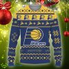 Snow Santa Pattern Logo Indiana Pacers Christmas Tree Ugly Christmas Sweater Gift Holidays - Christmas Urly Sweater Snow Santa Pattern Logo Indiana Pacers Christmas Tree Gifts Unisex For Fan, Hoodie, Sweatshirt-3D Sweatshirt_3
