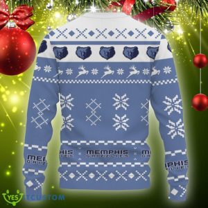 Snow Santa Pattern Logo Memphis Grizzlies Christmas Tree Knitted Christmas Sweater Gift Holidays - Christmas Urly Sweater Snow Santa Pattern Logo Memphis Grizzlies Christmas Tree Gifts Unisex For Fan, Hoodie, Sweatshirt-3D Sweatshirt_4