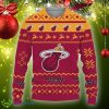 Snow Santa Pattern Logo Miami Heat Christmas Tree Ugly Christmas Sweater Gift Holidays - Christmas Urly Sweater Snow Santa Pattern Logo Miami Heat Christmas Tree Gifts Unisex For Fan, Hoodie, Sweatshirt-3D Sweatshirt_3