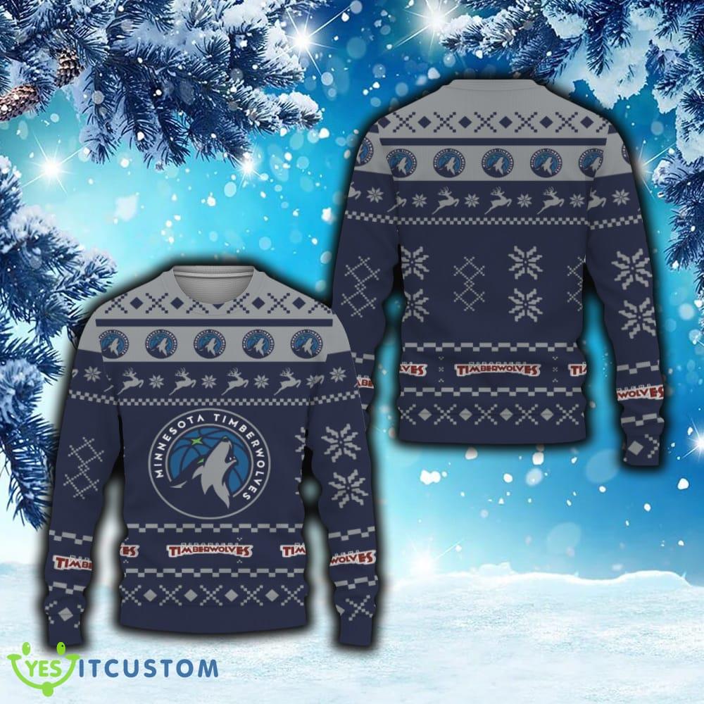 Snow Santa Pattern Logo Minnesota Timberwolves Tree Ugly Christmas Sweater New For Fans Gift Christmas 3 Snow Santa Pattern Logo Minnesota Timberwolves Tree Ugly Christmas Sweater New For Fans Gift Christmas - Snow Santa Pattern Logo Minnesota Timberwolves Tree Ugly Christmas Sweater New For Fans Gift Christmas