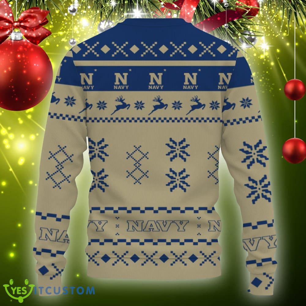 Snow Santa Pattern Logo Navy Midshipmen Christmas Tree Ugly Christmas Sweater Gift Holidays 6 Snow Santa Pattern Logo Navy Midshipmen Christmas Tree Ugly Christmas Sweater Gift Holidays - Christmas Urly Sweater Snow Santa Pattern Logo Navy Midshipmen Christmas Tree Gifts Unisex For Fan, Hoodie, Sweatshirt-3D Sweatshirt_4