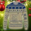Snow Santa Pattern Logo Navy Midshipmen Christmas Tree Ugly Christmas Sweater Gift Holidays - Christmas Urly Sweater Snow Santa Pattern Logo Navy Midshipmen Christmas Tree Gifts Unisex For Fan, Hoodie, Sweatshirt-3D Sweatshirt_3