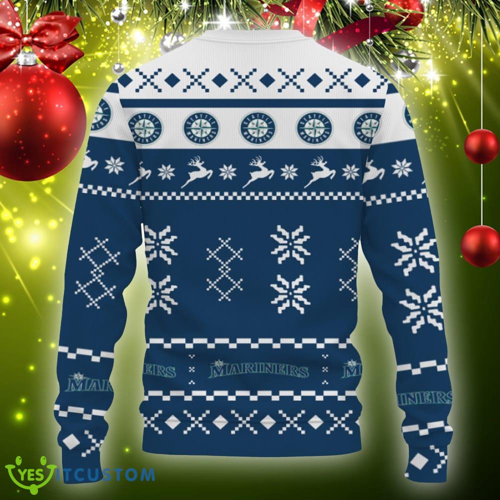 Snow Santa Pattern Logo Seattle Mariners Christmas Tree Ugly Xmas Sweater Gift Holidays 6 Snow Santa Pattern Logo Seattle Mariners Christmas Tree Ugly Xmas Sweater Gift Holidays - Christmas Urly Sweater Snow Santa Pattern Logo Seattle Mariners Christmas Tree Gifts Unisex For Fan, Hoodie, Sweatshirt-3D Sweatshirt_4