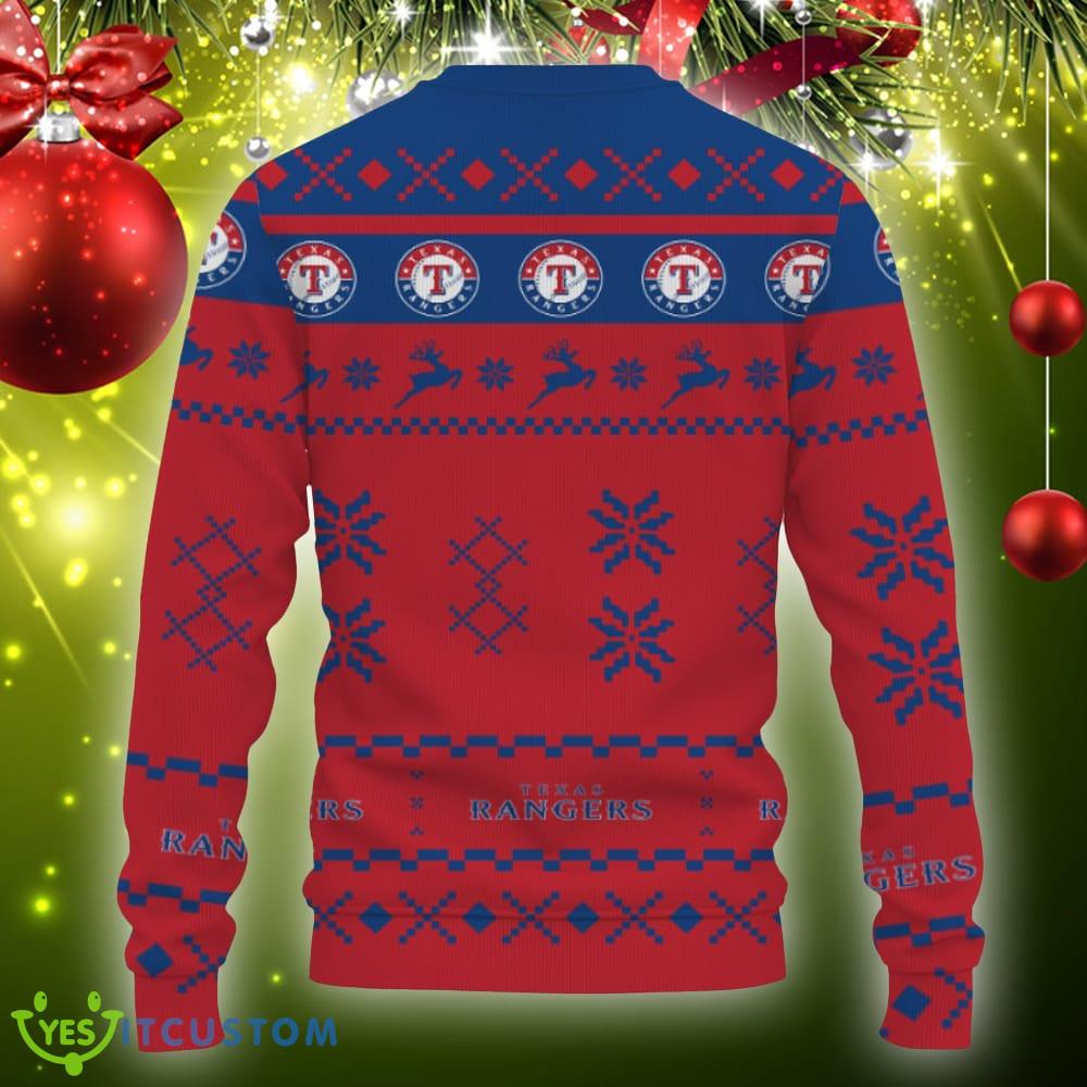 Snow Santa Pattern Logo Texas Rangers Christmas Tree Ugly Christmas Sweater AOP Gift Holidays 6 Snow Santa Pattern Logo Texas Rangers Christmas Tree Ugly Christmas Sweater AOP Gift Holidays - Christmas Urly Sweater Snow Santa Pattern Logo Texas Rangers Christmas Tree Gifts Unisex For Fan, Hoodie, Sweatshirt-3D Sweatshirt_4