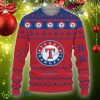 Snow Santa Pattern Logo Texas Rangers Christmas Tree Ugly Christmas Sweater AOP Gift Holidays - Christmas Urly Sweater Snow Santa Pattern Logo Texas Rangers Christmas Tree Gifts Unisex For Fan, Hoodie, Sweatshirt-3D Sweatshirt_3