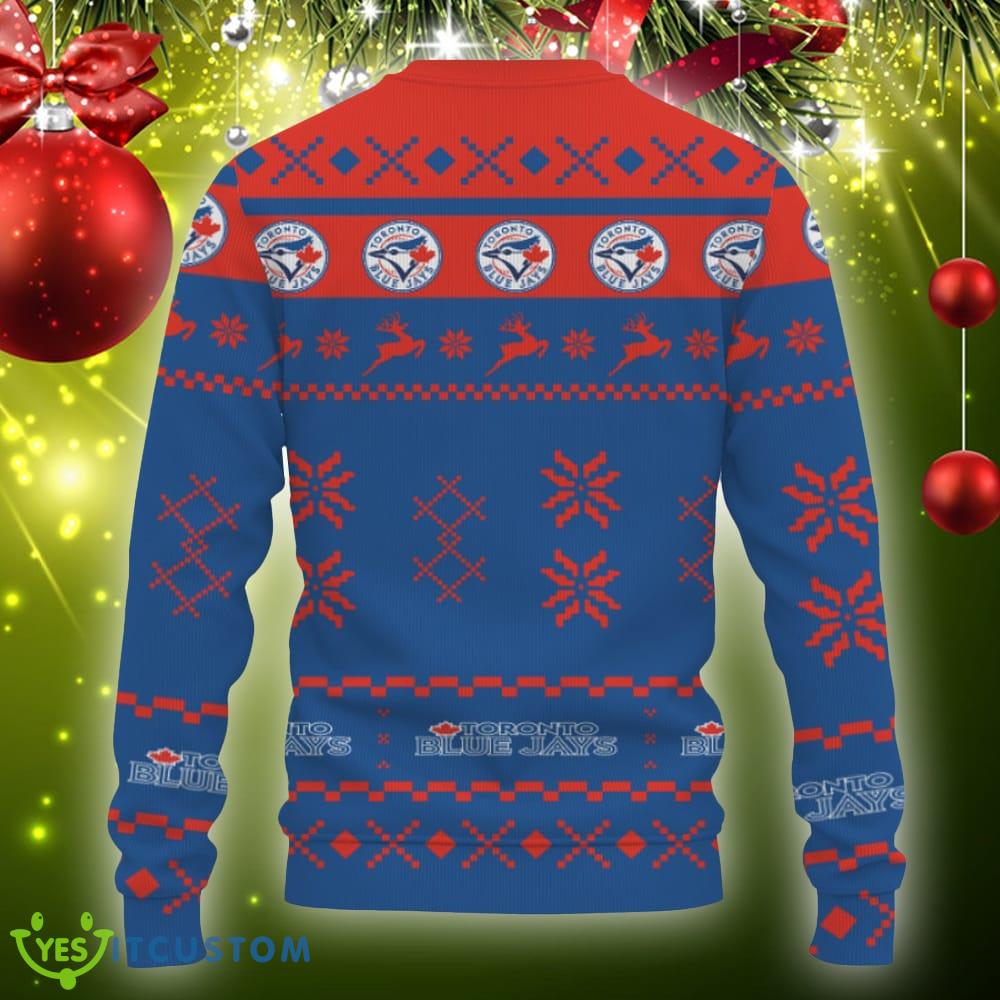 Snow Santa Pattern Logo Toronto Blue Jays Christmas Tree Knitted Christmas Sweater Gift Holidays 6 Snow Santa Pattern Logo Toronto Blue Jays Christmas Tree Knitted Christmas Sweater Gift Holidays - Christmas Urly Sweater Snow Santa Pattern Logo Toronto Blue Jays Christmas Tree Gifts Unisex For Fan, Hoodie, Sweatshirt-3D Sweatshirt_4