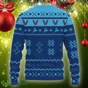 Snow Santa Pattern Logo Villanova Wildcats Christmas Tree Knitted Christmas Sweater Gift Holidays - Christmas Urly Sweater Snow Santa Pattern Logo Villanova Wildcats Christmas Tree Gifts Unisex For Fan, Hoodie, Sweatshirt-3D Sweatshirt_4