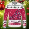 Snow Team Logo Atlanta Braves Gifts For Fan Christmas Tree Knitted Christmas Sweater Gift Holidays - Christmas Urly Sweater Snow Team Logo Atlanta BravesUnisex Gifts For Fan Christmas Tree, Hoodie, Sweatshirt-3D Sweatshirt_3
