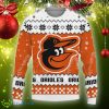 Snow Team Logo Baltimore Orioles Gifts For Fan Christmas Tree Ugly Christmas Sweater Gift Holidays - Christmas Urly Sweater Snow Team Logo Baltimore OriolesUnisex Gifts For Fan Christmas Tree, Hoodie, Sweatshirt-3D Sweatshirt_3