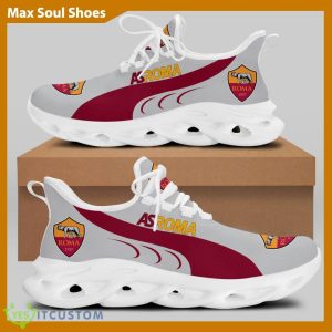 Sport Shoes AS ROMA Seria A Club Fans Signature Max Soul Sneakers For Men And Women - AS ROMA Chunky Sneakers White Black Max Soul Shoes For Men And Women Photo 1