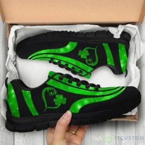 St Patrick’s Day Irish Dog Shamrock Casual Running Sneakers Product Photo 3