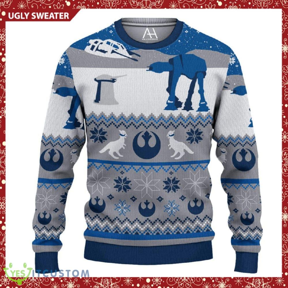 Star Wars At-at Walker Knitted 3D Sweater For Christmas 3 Star Wars At-at Walker Knitted 3D Sweater For Christmas - Star Wars At-at Walker Knitted 3D Sweater For Christmas