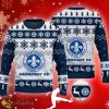 SV Darmstadt 98 Big Logo Ugly Christmas Tree Navy Sweater For Men And Women - SV Darmstadt 98 Big Logo Ugly Snowflakes Reindeer Navy Sweater For Men And Women
