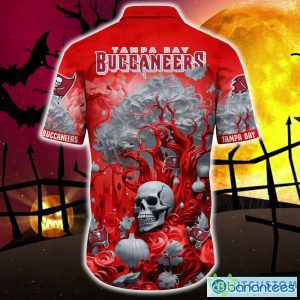 Tampa Bay Buccaneers Halloween Trending Skull 3D Hawaiian Shirt For Fans Gift Christmas Men And Women - Tampa Bay Buccaneers Halloween Skull Trending Hawaii Shirt New Arrivals_4