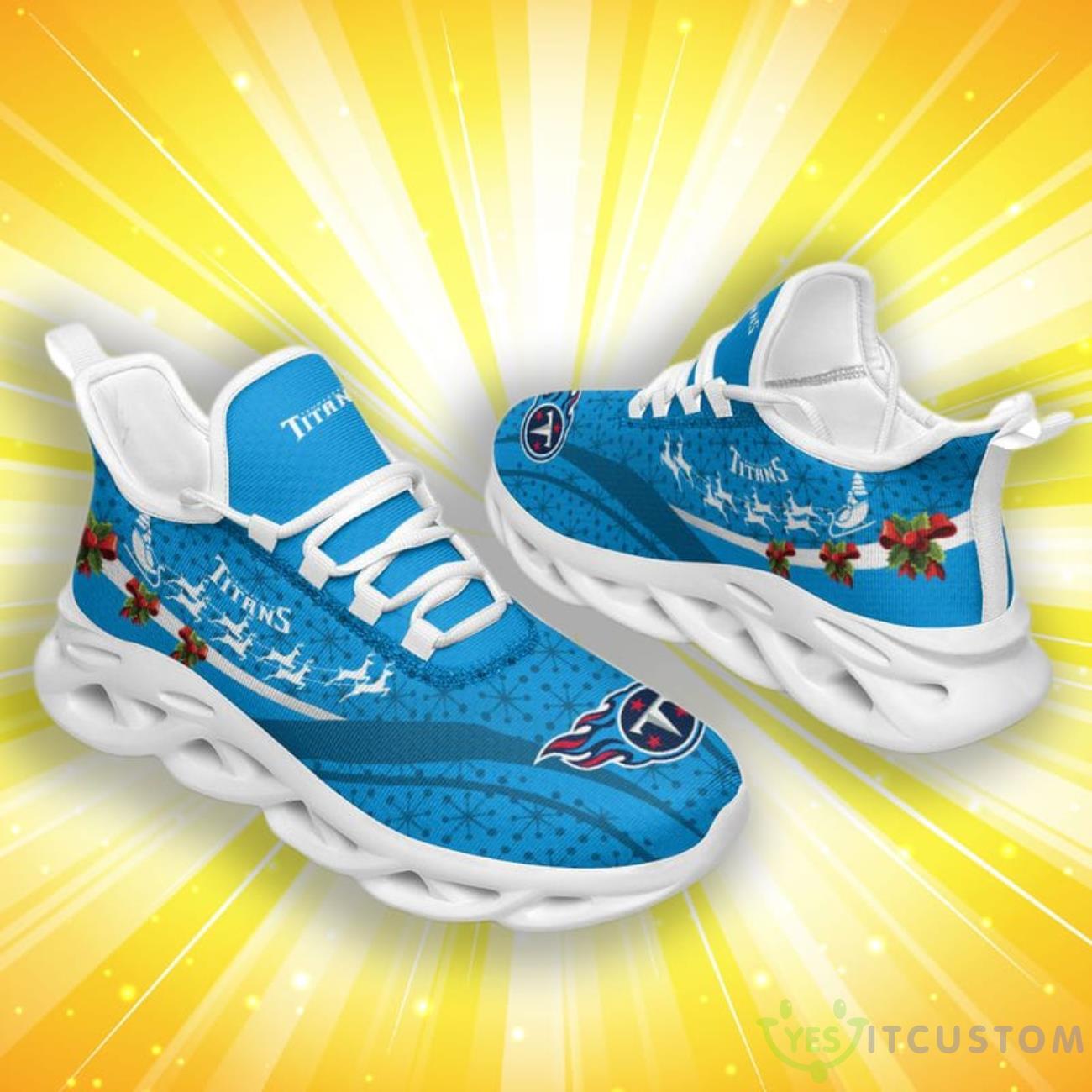 Tennessee Titans Christmas Pattern Exclusive Max Soul Shoes 3 Tennessee Titans Christmas Pattern Exclusive Max Soul Shoes Product Photo 1