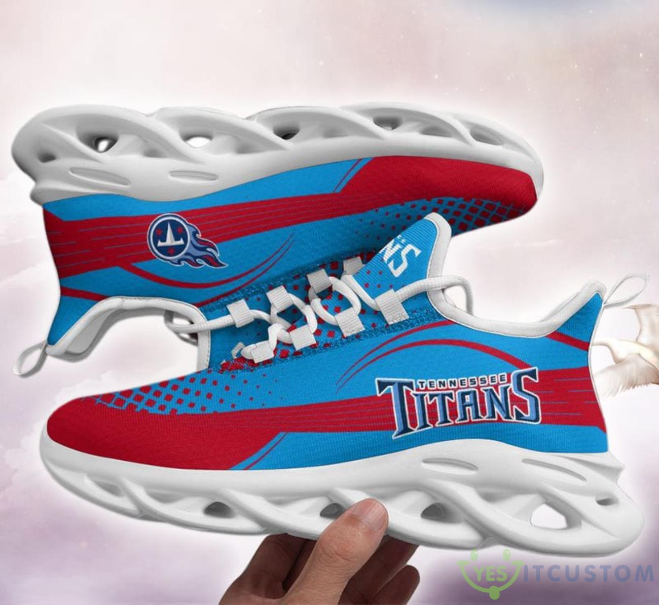 Tennessee Titans Waves Pattern Limited Edition Max Soul Shoes 3 Tennessee Titans Waves Pattern Limited Edition Max Soul Shoes Product Photo 1