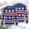 Texas Rangers Christmas Pattern Knitted Sweater Product Photo 1