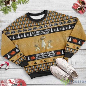 Thanksgiving Turkey Drop Ugly Christmas Sweater 3 Thanksgiving Turkey Drop Ugly Christmas Sweater - Thanksgiving Turkey Drop EZ26 2910 All Over Print Sweatshirt_3