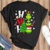 The Grinch Ho Ho Ho Christmas Sweater T Shirt - Black T-Shirt