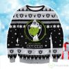 The Grinch X Las Vegas Raiders NFL Santa Hat Unisex Ugly Christmas Sweater - The Grinch x Las Vegas Raiders NFL Santa Hat Ugly Christmas Sweater