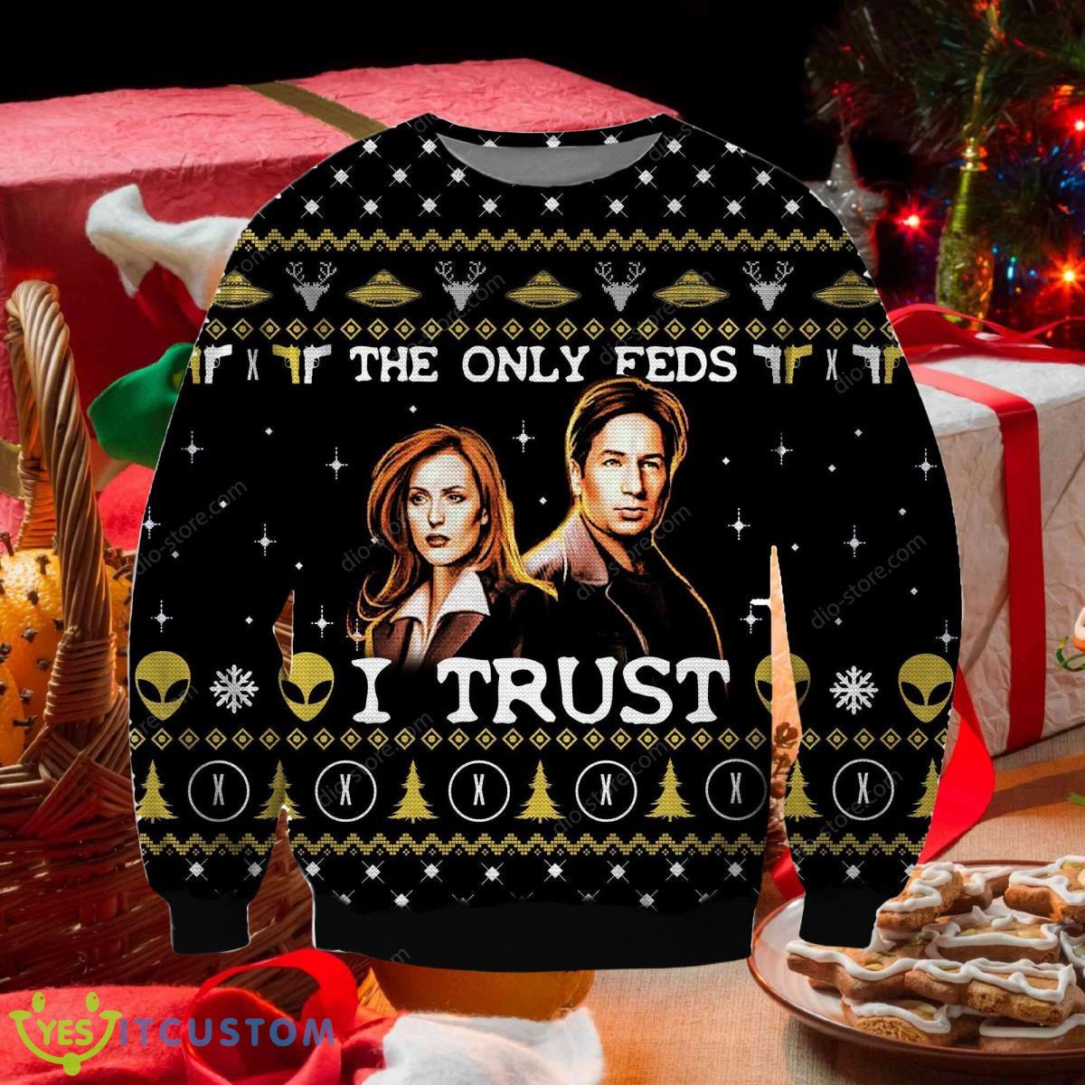 The X Files Knitting Pattern 3D Print Ugly Christmas Sweater Special Gift 3 The X Files Knitting Pattern 3D Print Ugly Christmas Sweater Special Gift Product Photo 1
