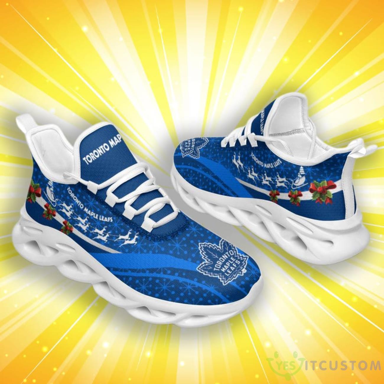 Toronto Maple Leafs Christmas Pattern Exclusive Max Soul Shoes 3 Toronto Maple Leafs Christmas Pattern Exclusive Max Soul Shoes Product Photo 1