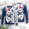 Toronto Maple Leafs Olaf Christmas Funny Knitted Sweater Product Photo 1