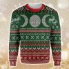 Triple Moon Witch Wicca Ugly Christmas Sweater - Triple Moon Ugly Christmas Witch Wicca EZ20 0810 All Over Print Sweatshirt_1