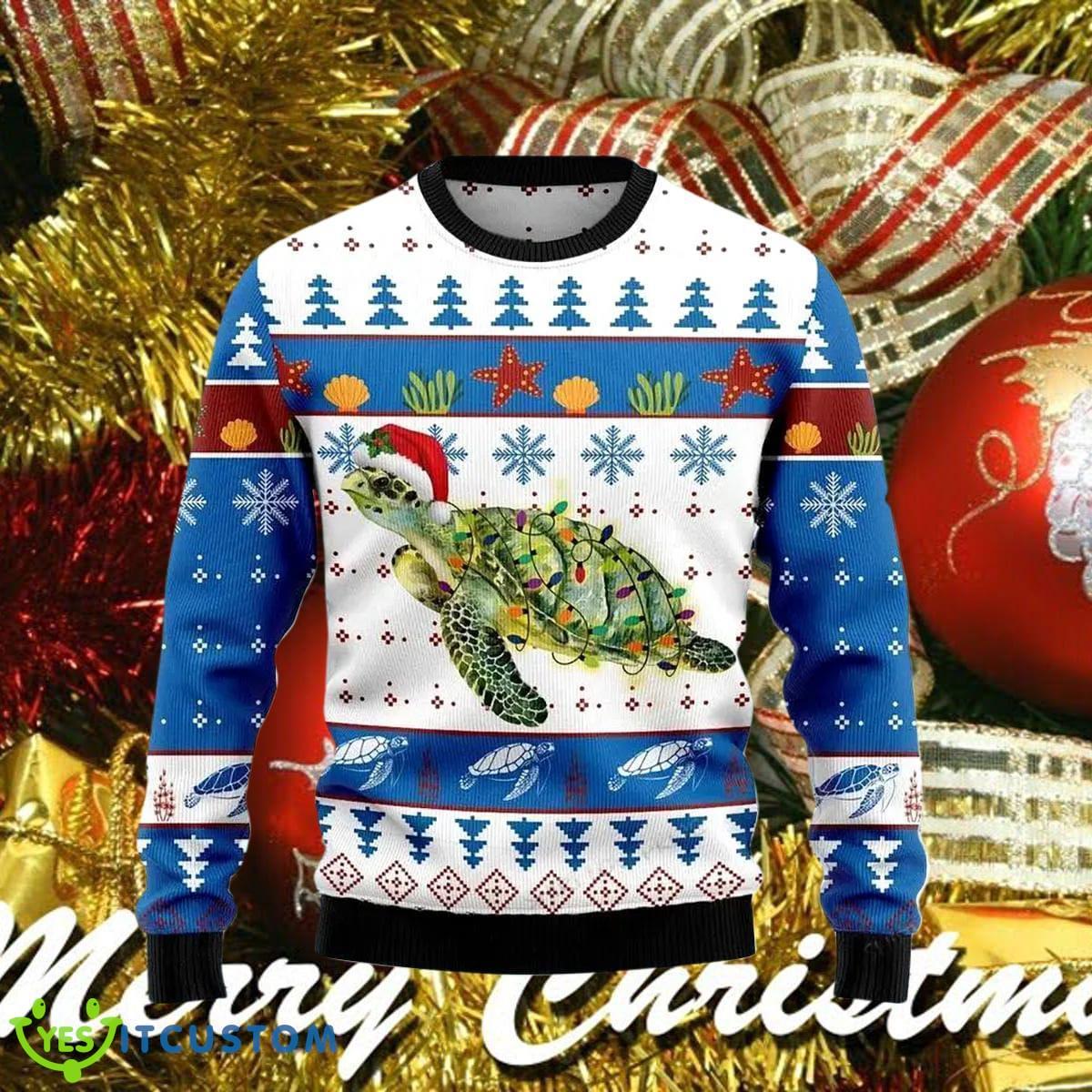 Turtle Christmas Ugly Christmas Sweater Impressive Gift For Men And Women 3 Turtle Christmas Ugly Christmas Sweater Impressive Gift For Men And Women Product Photo 1