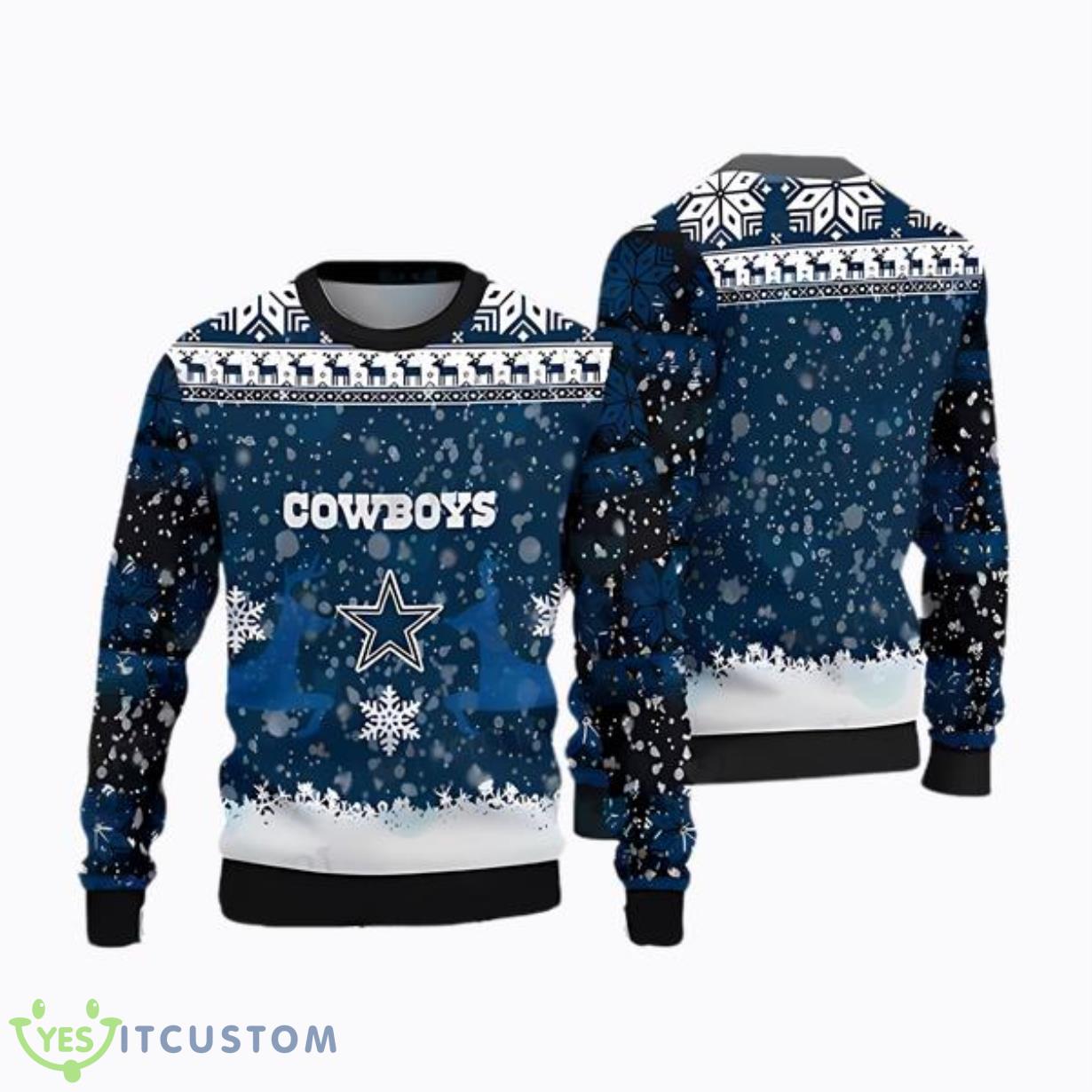 Ugly Christmas Sweater Cowboys Funny Dallas Cowboys Gifts 3 Ugly Christmas Sweater Cowboys Funny Dallas Cowboys Gifts Product Photo 1