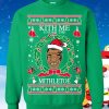 Ugly Christmas Sweater Mike Tyson Kith Me Under The Mithletoe Unisex Sweatshirt Style Gift Product Photo 1