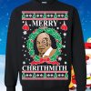 Ugly Christmas Sweater Mike Tyson Merry Chrithmith Unisex Sweatshirt Unique Gift Product Photo 1