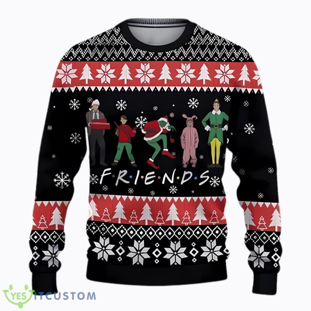 Ugly grinch christmas sweater the friends yesitcustom