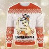 Unbreakable Multiple Sclerosis Awareness Ugly Christmas Sweater - Unbreakable Multiple Sclerosis Awareness EZ23 2310 All Over Print Sweatshirt_1