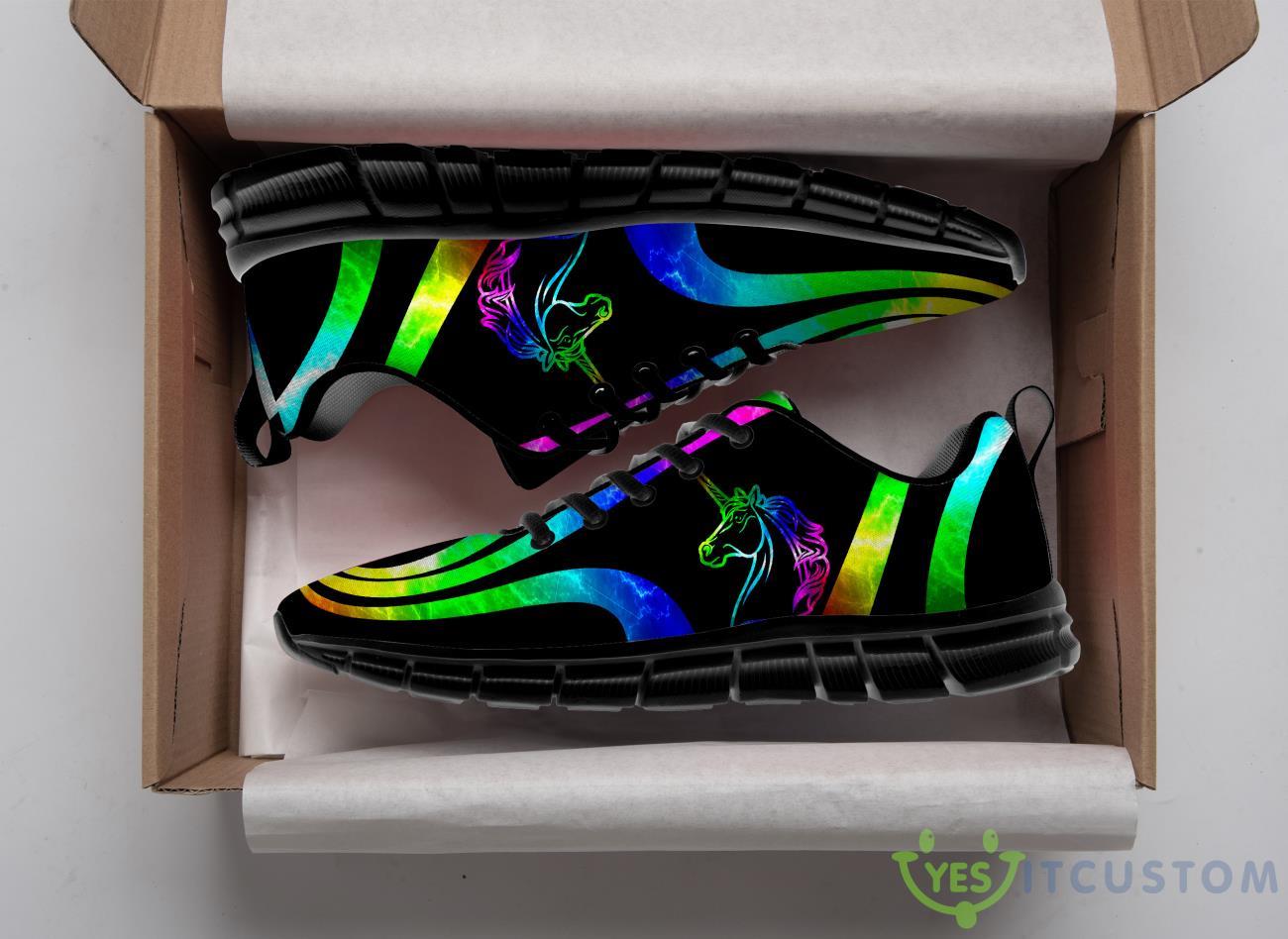 Unicorn Color Green Yellow Casual Running Sneakers 8 Unicorn Color Green Yellow Casual Running Sneakers Product Photo 2