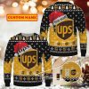 UPS Ugly Christmas Sweater Uniform Custom Name Product Photo 1