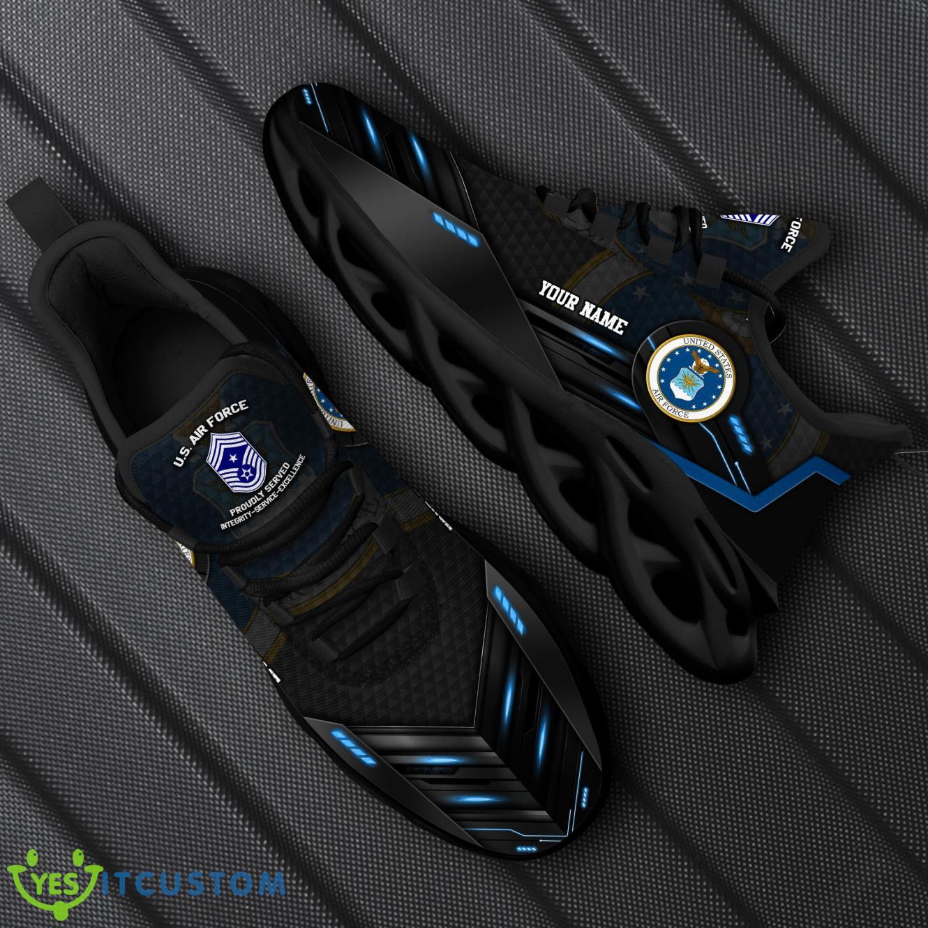 U.S Air Force Max Soul Shoes Custom Name 3 U.S Air Force Max Soul Shoes Custom Name Product Photo 1