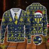 USON Nevers Logo For Fans Santa Hat Ugly Christmas Sweater New Gift For Men And Women - USON Nevers Logo For Fans Santa Hat Ugly Christmas Sweater New Gift For Men And Women