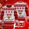 Vfb Stuttgart Big Logo Ugly Christmas Tree Red Sweater Gift For Fans - Vfb Stuttgart Big Logo Ugly Snowflakes Reindeer Red Sweater Gift For Fans