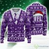 VfL Osnabruck Bundesliga 2 Santa hat Logo Ugly Christmas Sweater AOP Snow Flowers For Mens - VfL Osnabruck Bundesliga 2 Santa hat Logo Ugly Christmas Sweater AOP Snow Flowers For Mens