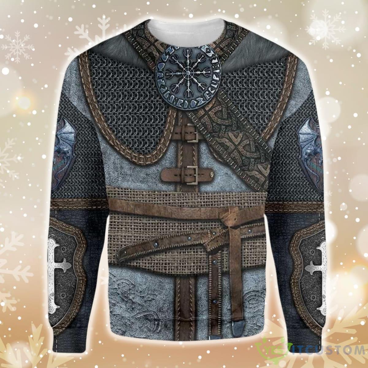Viking Armor Ugly Christmas Sweater 5 Viking Armor Ugly Christmas Sweater - Viking Armor EZ14 3010 All Over Print Sweatshirt_1