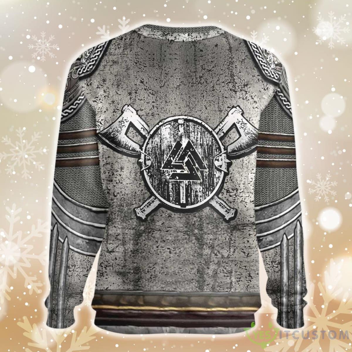 Viking Armor V2 Ugly Christmas Sweater 6 Viking Armor V2 Ugly Christmas Sweater - Viking Armor V2 EZ14 3010 All Over Print Sweatshirt_2