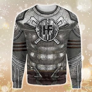 Viking Armor V2 Ugly Christmas Sweater - Viking Armor V2 EZ14 3010 All Over Print Sweatshirt_1