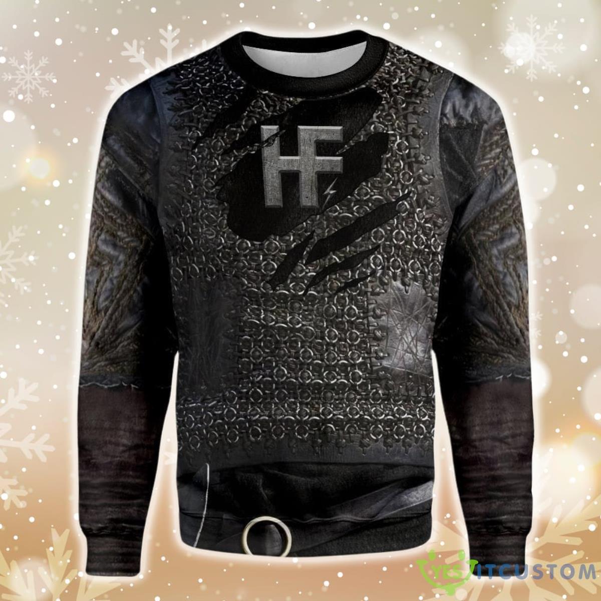 Viking Armor V3 Ugly Christmas Sweater 3 Viking Armor V3 Ugly Christmas Sweater - Viking Armor V3 EZ14 3010 All Over Print Sweatshirt_1