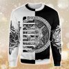 Viking Warrior Black And White Ugly Christmas Sweater - Viking Warrior Black And White EZ06 2710 All Over Print Sweatshirt_1